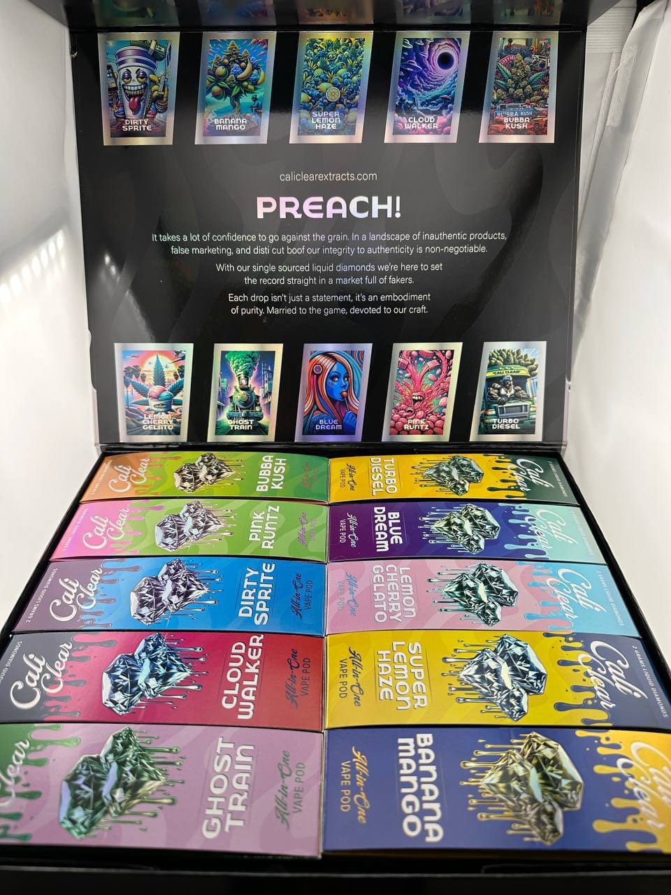 Cali clear disposable