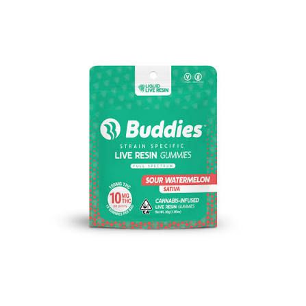 buddies live resin gummies